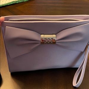 Betsy Johnson lavender clutch